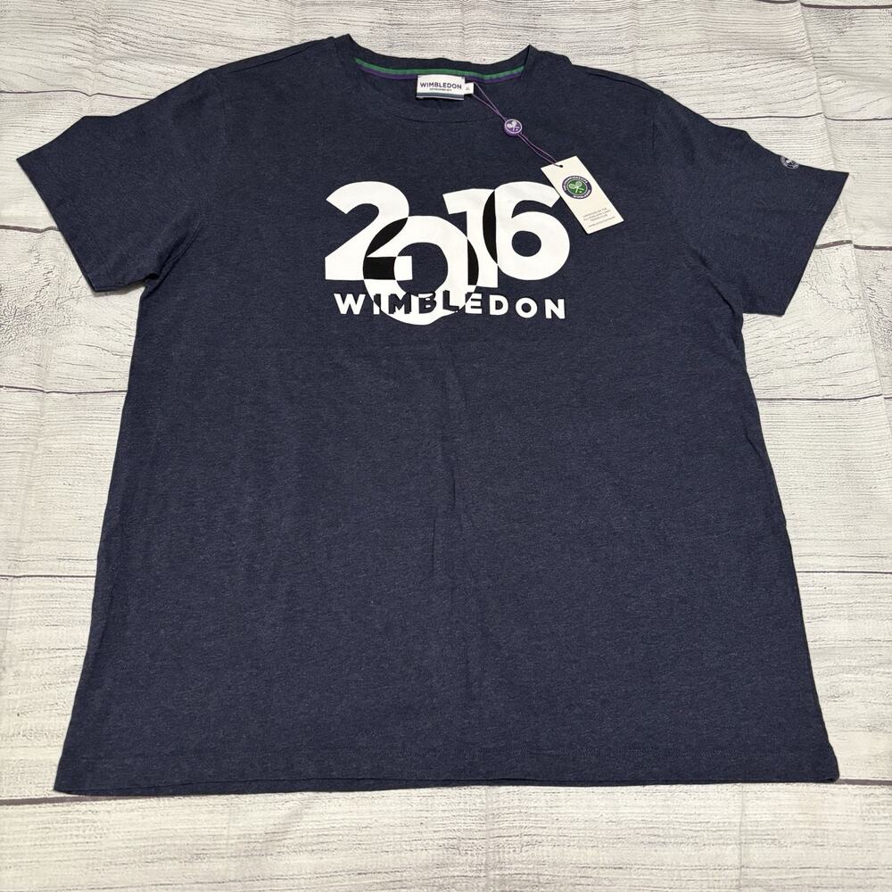 Wimbledon T-Shirt Men’s Size XL The Championships Official Big Logo Tennis 2016